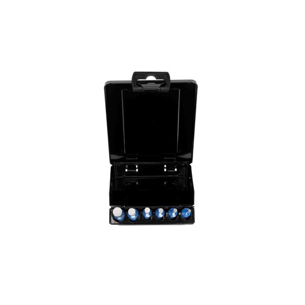 6-piece pin punch set in metal folding case GEDORE 316 D