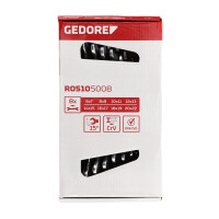 Doppel-Gabelschlüsselsatz 8-teilig verchromt GEDORE Profi Werkzeug Expertise