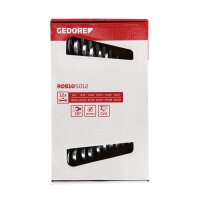 Double Fork WrenchSet 12-piece chrome plated GEDORE Professional Tool Expertise