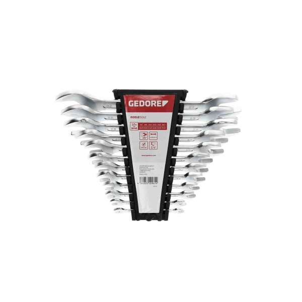 Short combination wrench set SW6-32 mm, 12-piece GEDORE R05125012