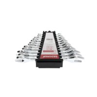 Double Fork WrenchSet 12-piece chrome plated GEDORE Professional Tool Expertise