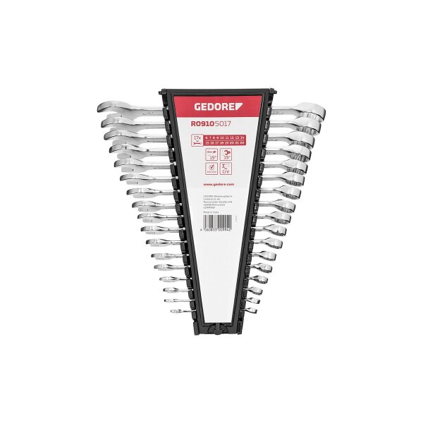 Ring-/Gabelschlüsselsatz Vanadium Stahl verchromt GEDORE Profi-Werkzeuge