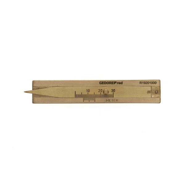 Tyre tread depth gauge, brass GEDORE R19201000