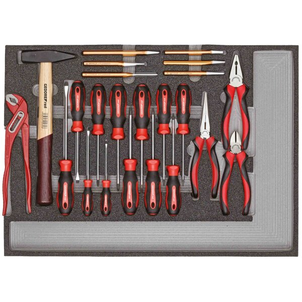 Werkzeugsatz BASIS-Werkzeug 1/1 CT-Modul 23-teilig GEDORE R22350005
