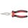 Straight flat round nose pliers 200 mm 2K handle GEDORE R28502200