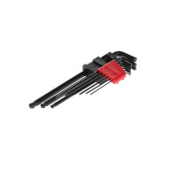 Hexagonal angle screwdriver set 1.5-10 mm 9 pieces GEDORE RED