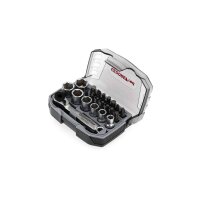 Steckschlüssel-Satz 1/4 6-13mm +Bits 23-teilig...