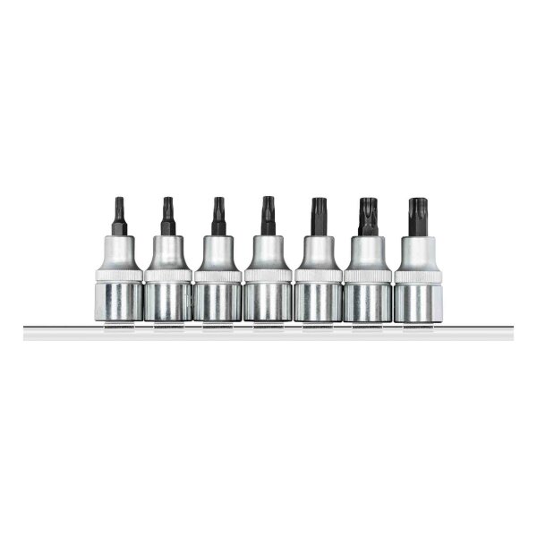 Schraubendrehereinsätze 1/2 +Leiste 7-teilig GEDORE R62458107