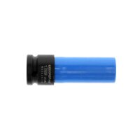 Impact wrench socket 1/2 17 mm with protective sleeve...