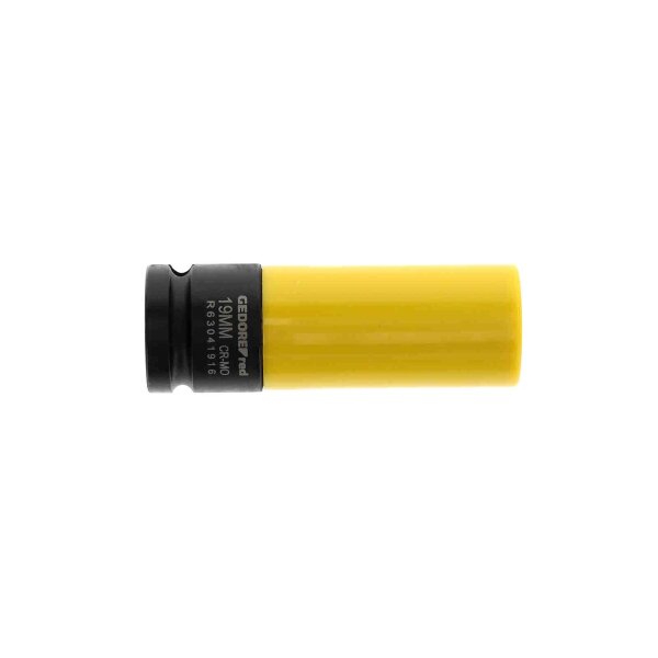 Impact wrench socket 1/2 19 mm with protective sleeve GEDORE R63041916