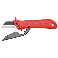 VDE cable knife, blade length 45 mm, 185 mm GEDORE R93220128