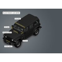 Fernscheinwerfer LED Anbau HELLA BLACK MAGIC für Nahfeldausleuchtung