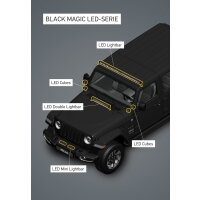 Fernscheinwerfer LED Anbau HELLA BLACK MAGIC für Nahfeldausleuchtung