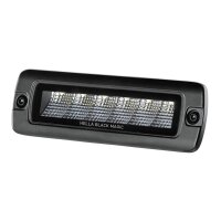 Headlight 24 V LED HELLA BLACK MAGIC universal for...