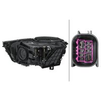 Headlight right 12 V PWY24W HELLA Lighting Expertise suitable for e.g. AUDI Q3