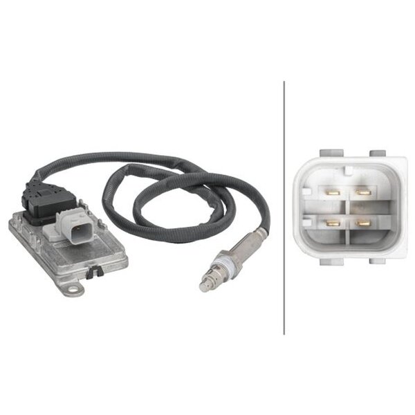 NOx sensor NOx catalytic converter 24 V M20X1.5 4-pin HELLA