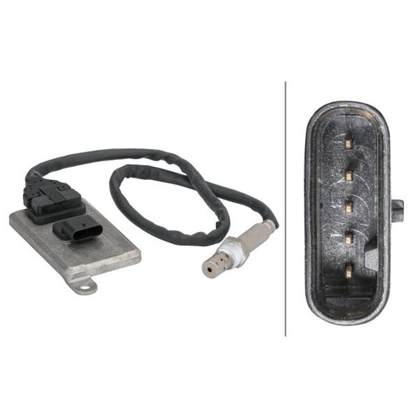 NOx sensor NOx catalytic converter 24 V M20X1.5 5-pin HELLA