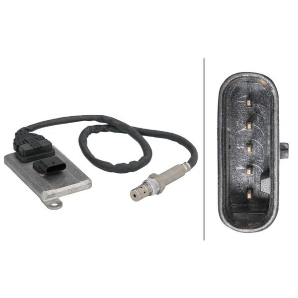 NOx-Sensor NOx-Katalysator nach Katalysator HELLA für MAN