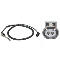 Sensor Exhaust Gas Temperature 2-pin 640 mm cable HELLA...