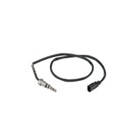 Sensor exhaust gas temperature screwed 2-pin 740mm cable HELLA for SKODA