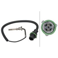 Sensor Abgastemperatur geschraubt HELLA für MERCEDES
