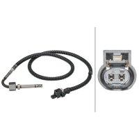 Sensor Exhaust Gas Temperature 2-pin 675 mm cable HELLA...