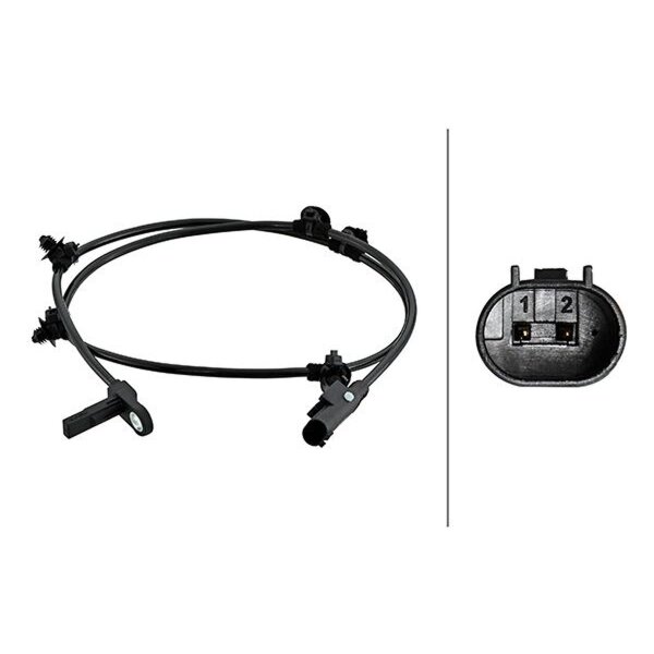 Sensor Raddrehzahl HELLA für MERCEDES VITO Mixto