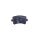 Brake pad set, disc brake 17.2 mm HELLA for AUDI Q3 and others