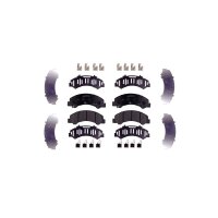 Brake pad set disc brake with acoustic wear warning...