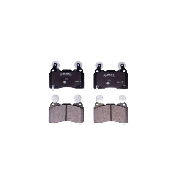 Brake pad set, disc brake 15.7mm HELLA for CADILLAC CT6 and others