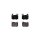 Brake pad set, disc brake 18.1mm HELLA for MERCEDES-BENZ GLC Coupe and others