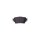 Brake pad set disc brake for wear indicator 15mm HELLA for e.g. LEXUS LM