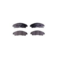 Brake pad set disc brake with acoustic wear warning...