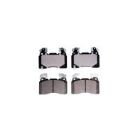 Brake pad set disc brake 16mm HELLA for e.g. CADILLAC CTS