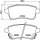 Brake pad set with wear warning 15.9 mm HELLA for RENAULT TALISMAN and others
