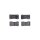 Brake pad set, disc brake 16.1mm HELLA for TESLA Model 3 and others
