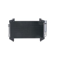 Condenser air conditioning with dryer tubes parallel MAHLE for e.g. MITSUBISHI