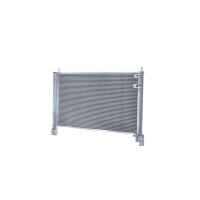 Condenser air conditioning with dryer tubes parallel...