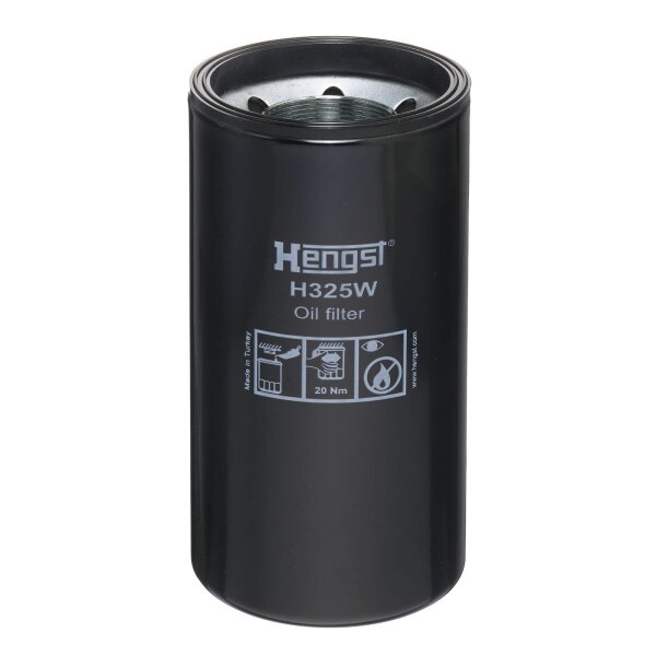 Oil filter screw-on filter HENGST for CUMMINS KOMATSU AGCO INTERNATIONAL FURUKAWA