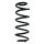 Suspension spring rear axle coil spring Ø110mm SPIDAN for e.g. OPEL Astra K