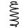 Suspension spring front axle coil spring Ø159mm SPIDAN for e.g. LAND ROVER