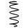 Suspension spring front axle coil spring Ø134mm SPIDAN for e.g. FORD Ecosport