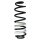 Suspension spring rear axle coil spring Ø115mm SPIDAN for e.g. FORD Ecosport