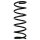 Suspension spring rear axle coil spring Ø110mm SPIDAN for e.g. LANCIA Ypsilon