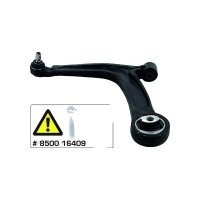 Handlebar Wheel Suspension wishbone with rubber bearing...