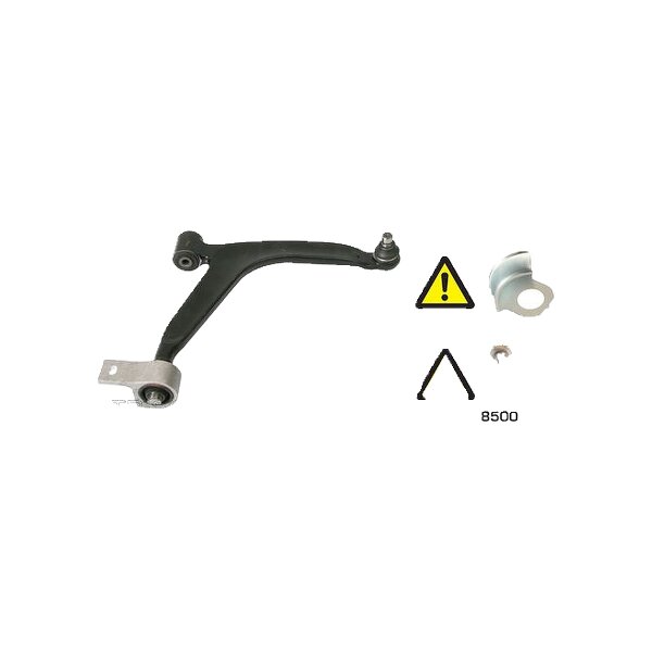 Lenker Radaufhängung Querlenker mit Gummilager TRISCAN für u.a. PEUGEOT PARTNER