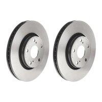 2 brake discs ventilated Ø 295 mm 26 mm BREMBO for...