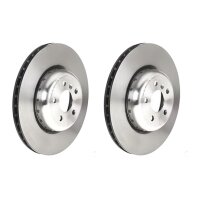 2 brake discs Ø 345 mm 24 mm coated BREMBO for BMW...