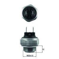 Temperaturschalter Lüfter M22x1.5 2-polig...
