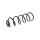 Suspension Spring Rear Axle Coil Spring TRISCAN for MAZDA CX-5